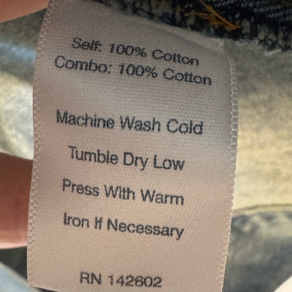 STS Sail to Sable Puff Sleeve Denim Jacket – Size S - Picture 5 of 6